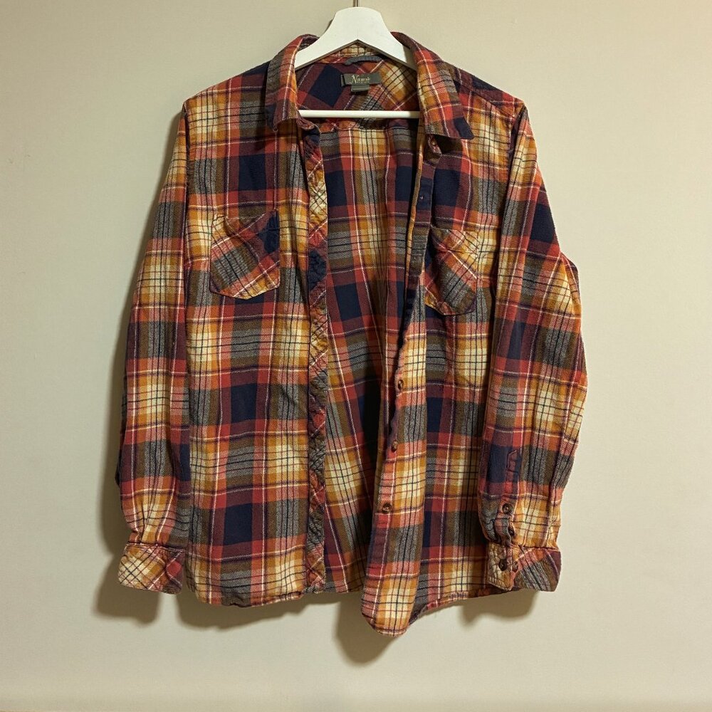 Granola Sunset Flannel Button Down